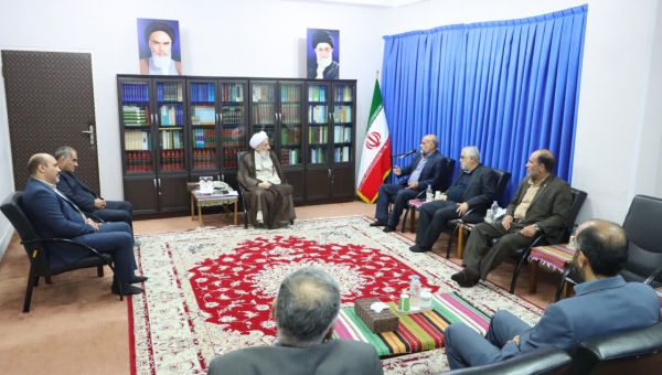 دیدار اعضای ستاد نکوداشت آیت الله سید حسن شجاعی کیاسری نماینده چهار دوره مجلس شورای اسلامی با آیت الله محمدی لائینی  نماینده محترم ولی فقیه و امام جمعه ساری